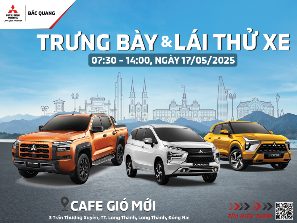 TRƯNG BÀY & LÁI THỬ XE TẠI HUYỆN LONG THÀNH