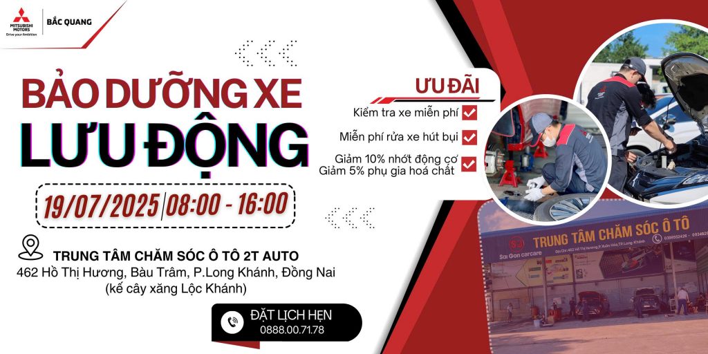 BẢO DƯỠNG LƯU ĐỘNG NGAY TẠI LONG KHÁNH 19/07/2025
