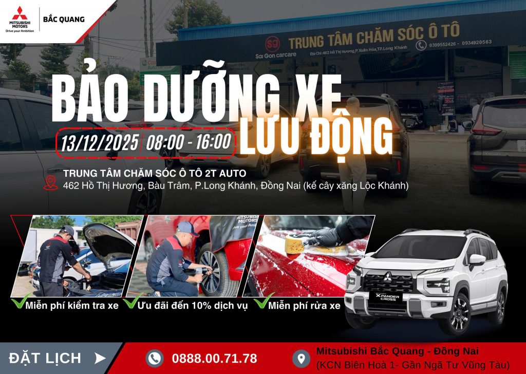 SỰ KIỆN BẢO DƯỠNG XE LƯU ĐỘNG TẠI LONG KHÁNH 13/12/2025