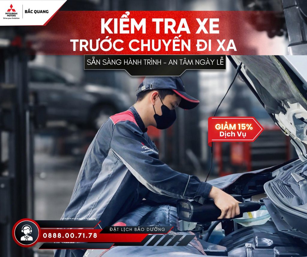 KIỂM TRA XE TRƯỚC CHUYẾN ĐI XA