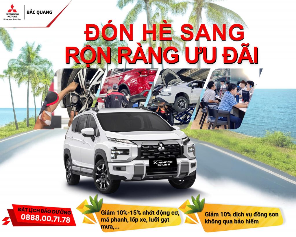 ĐÓN HÈ SANG – RỘN RÀNG ƯU ĐÃI CÙNG MITSUBISHI BẮC QUANG